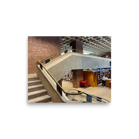 Rogers Memorial Library Stairs (Columbus, IN)