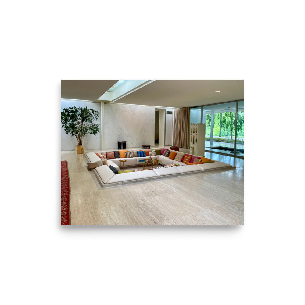 Miller House, Conversation Pit
