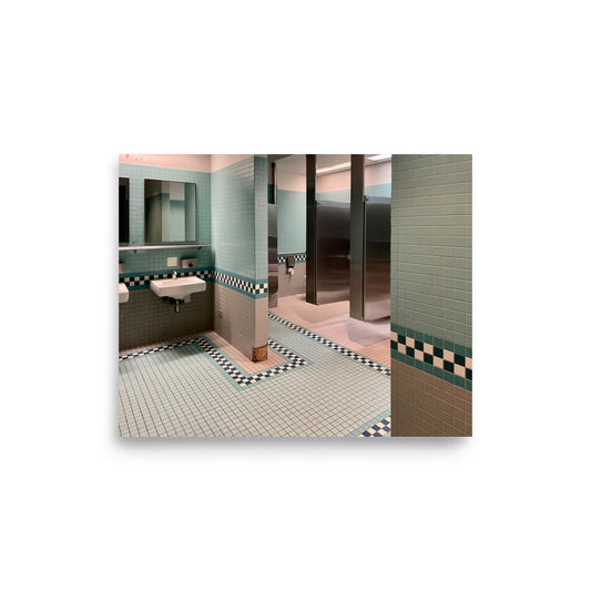 Harold Washington Library Tile Bathroom (Chicago, IL)