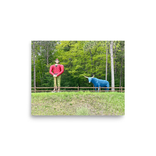 Paul Bunyan & Babe (Ossineke, MI)