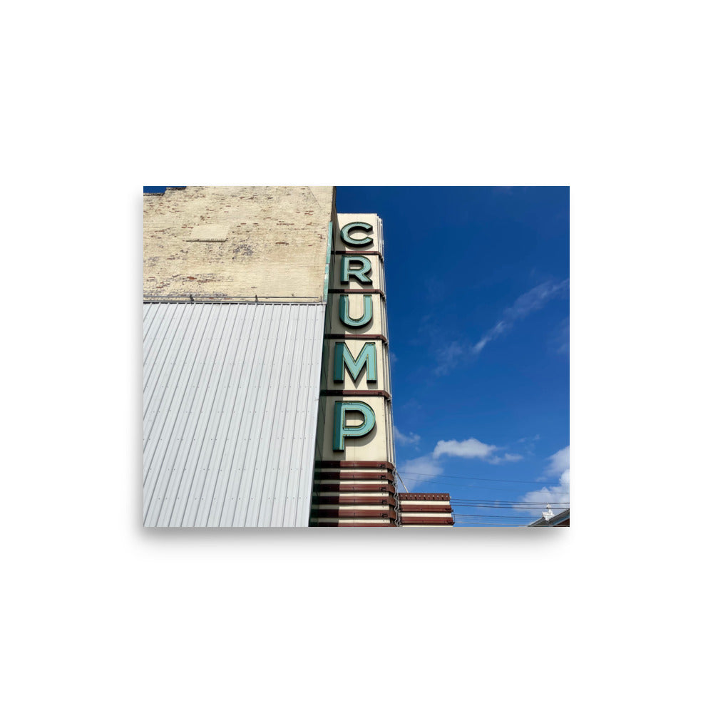 Crump Theatre Sign (Columbus, IN)