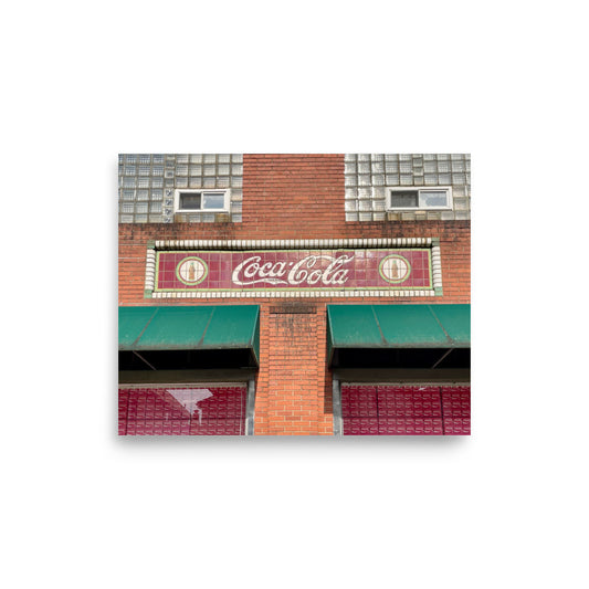 Coca-Cola Tile Sign (Zanesville, OH)
