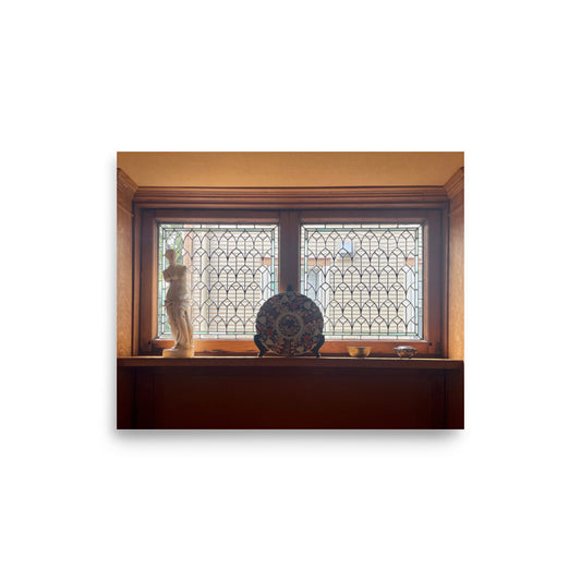 Frank Lloyd Wright Home Window (Oak Park, IL)