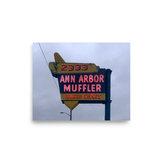 Ann Arbor Muffler Sign